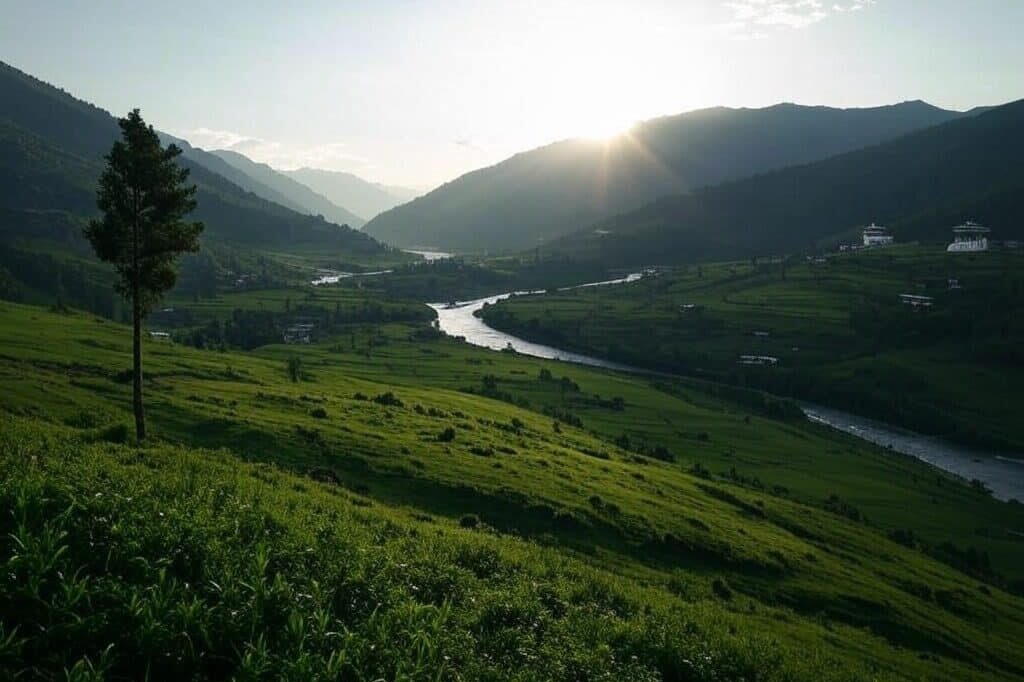 不丹 29 不丹最佳旅游景点 - 江底山谷 - 普吉卡山谷