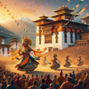 Bhutan Festival - Thimphu Tshechu