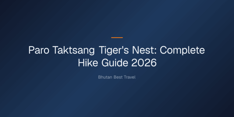 Paro Taktsang (Tiger's Nest): The Complete Hike Guide from a Bhutan Guide — Paro Taktsang Tiger's Nest: Complete Hike Guide 2